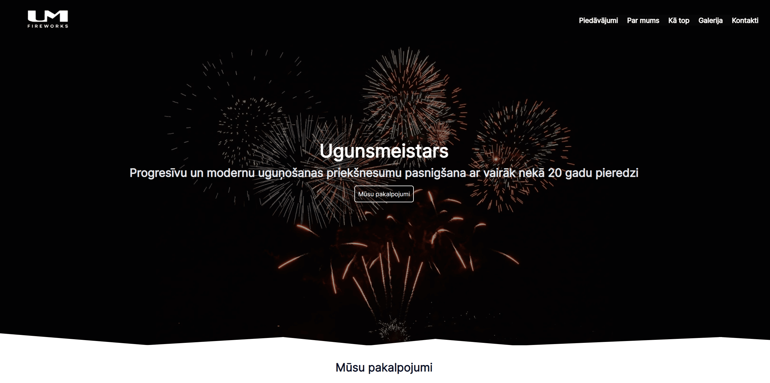 SIA Ugunsmeistars mājaslapa